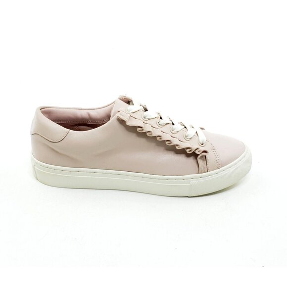 Tory Burch Shoes - Tory Burch Tory Sport Ruffle Sneaker Pink Leather Womens US 7
